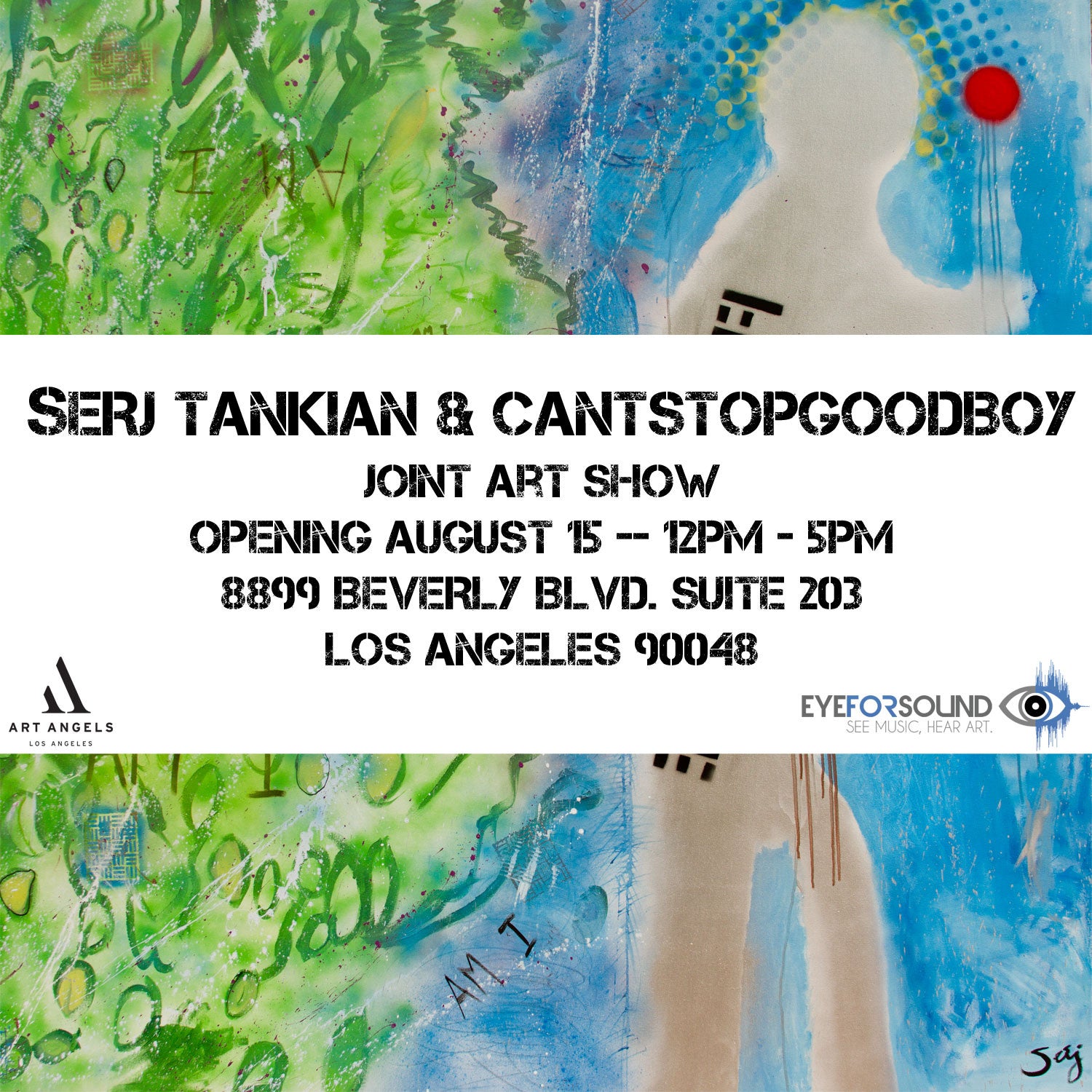 Serj Tankian and CANTSTOPGOODBOY Announce "Marbelized Words" Art Exhibit