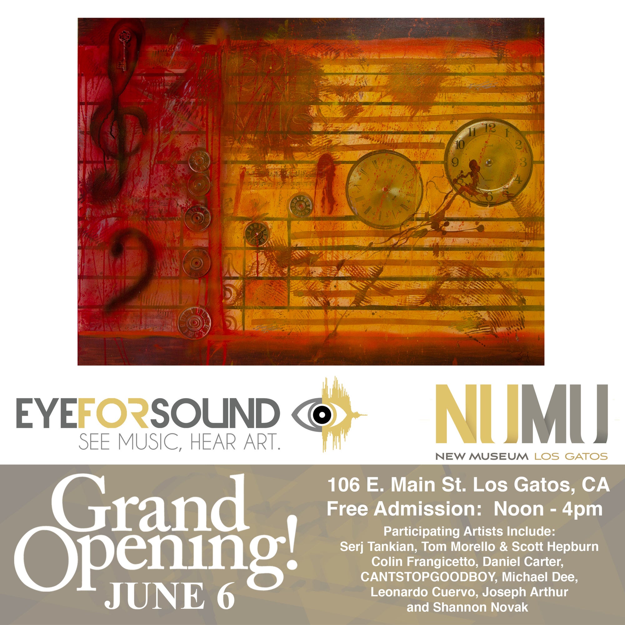 Eye For Sound Group Exhibit New Museum Los Gatos