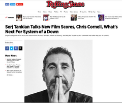 Serj Tankian Talks New Film Scores, Chris Cornell, What's Next For System of a Down