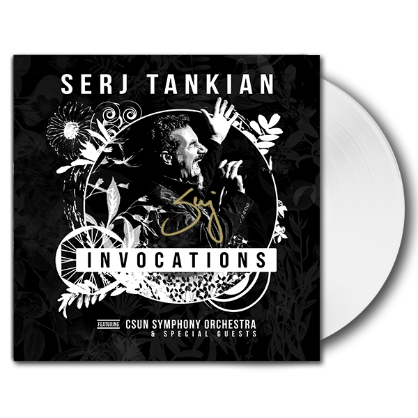 Invocations - White Vinyl - Autographed Limited Edition - Serj Tankian