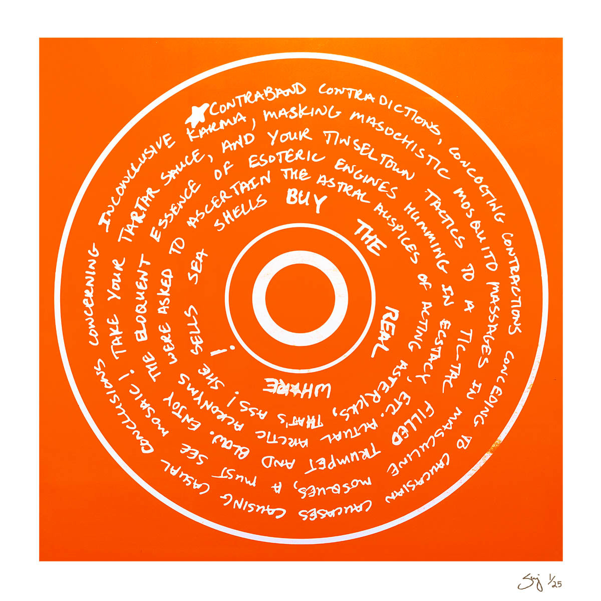 Buy The Real Wh*re (Orange) - Archival Giclée - Signed &amp; Limited 2022 Edition