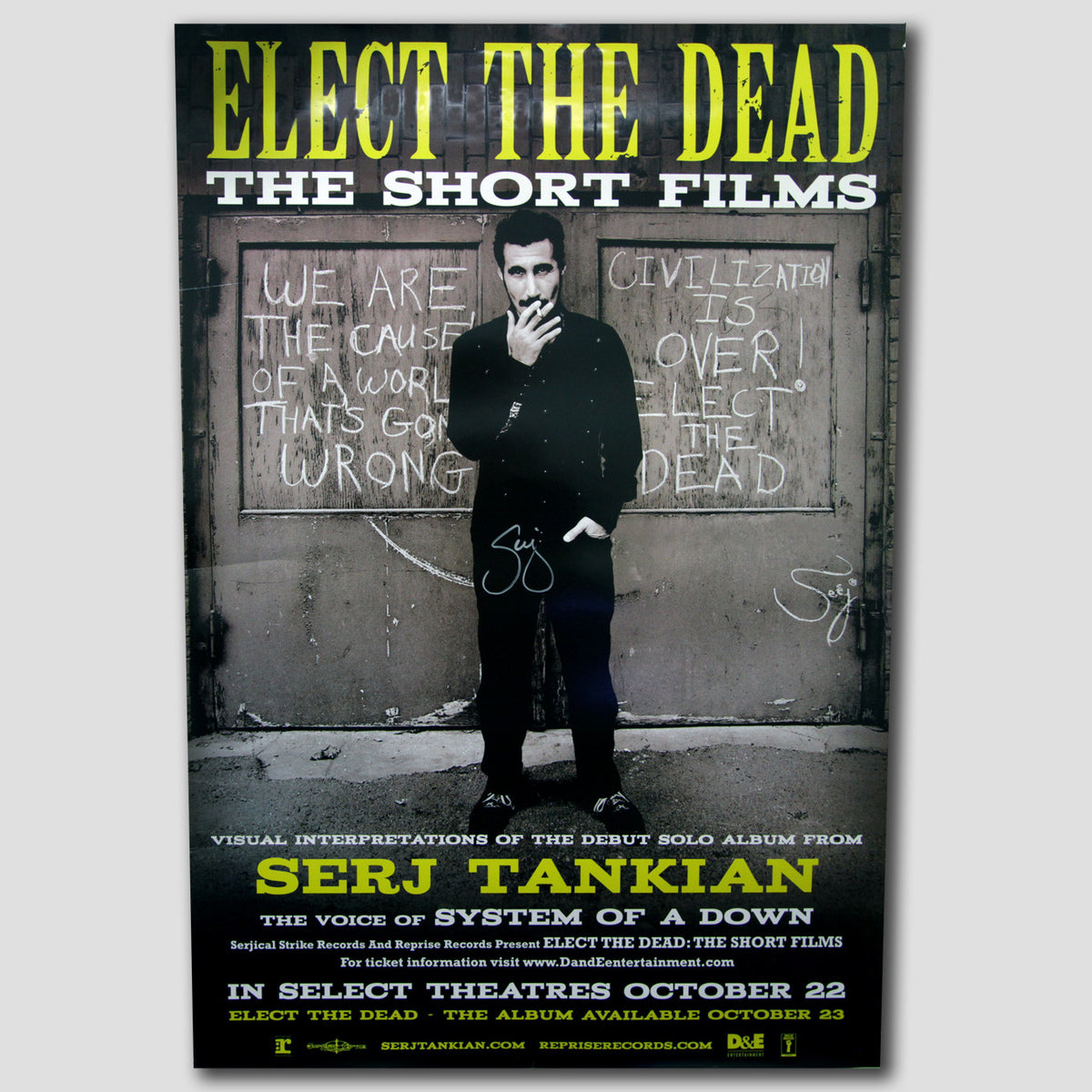 Elect The Dead &quot;Short Films&quot; Movie Poster - Autographed