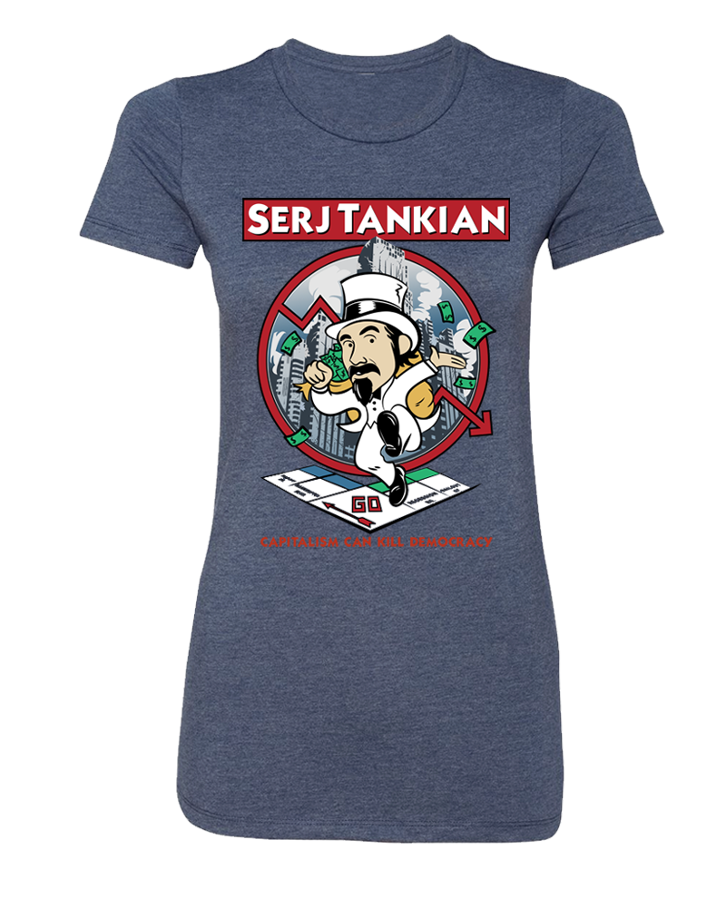 Women&#39;s | Serjopoly | Holiday Special | Heather Navy Crew
