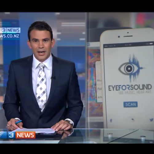 3News in New Zealand Interviews Serj About The Eye For Sound Exhibit In Auckland