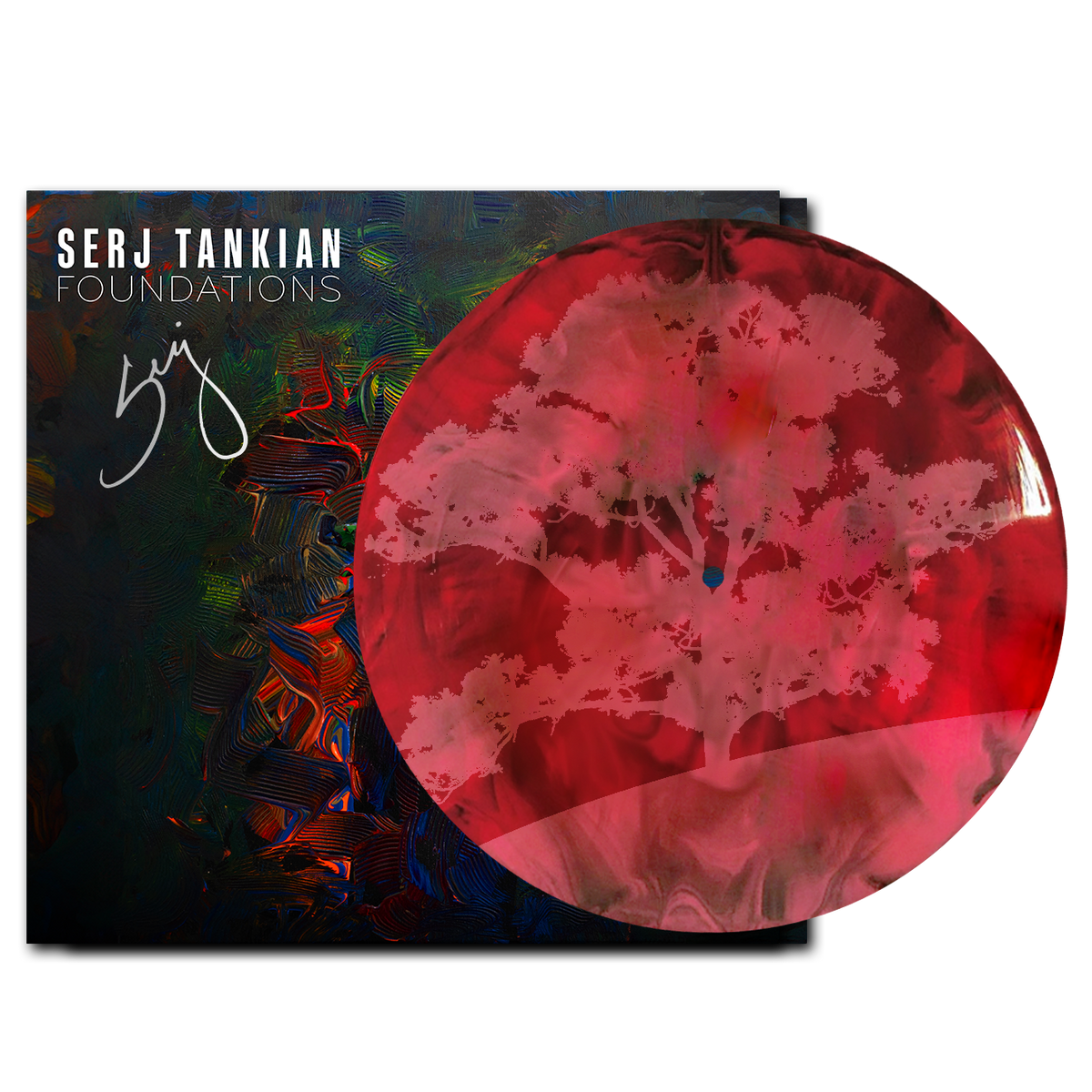 (PRE-ORDER) Foundations EP - Red &amp; Black Starburst w/Etching - Autographed Limited Edition