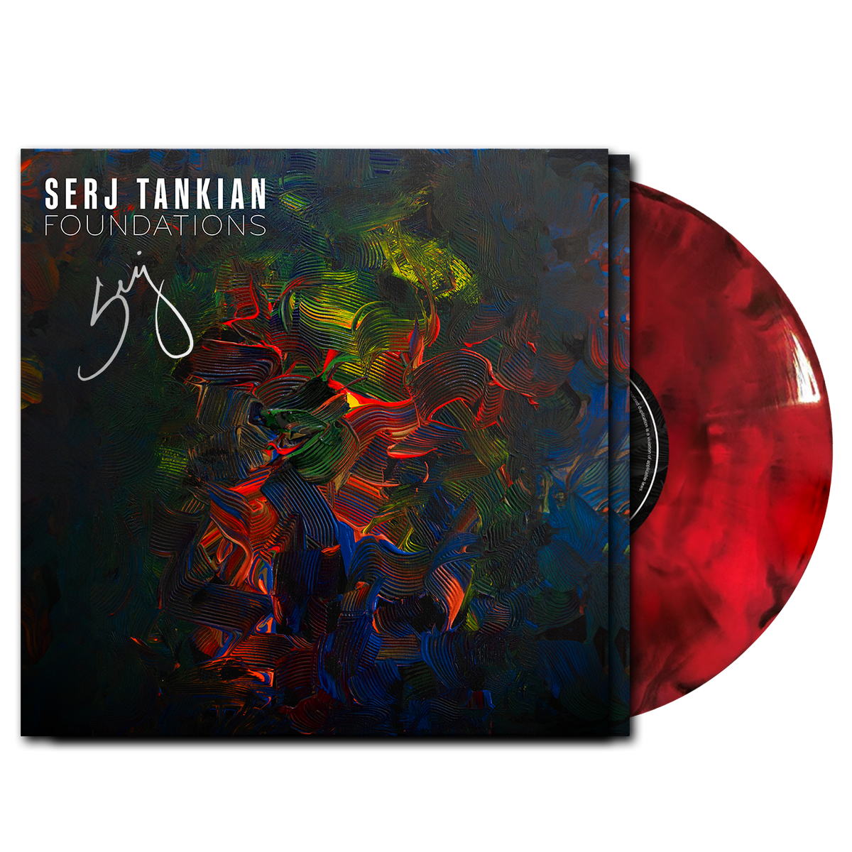 (PRE-ORDER) Foundations EP - Red &amp; Black Starburst w/Etching - Autographed Limited Edition