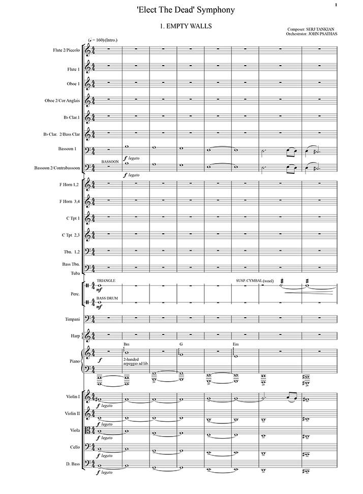 Elect The Dead Symphony - Full Concert Score