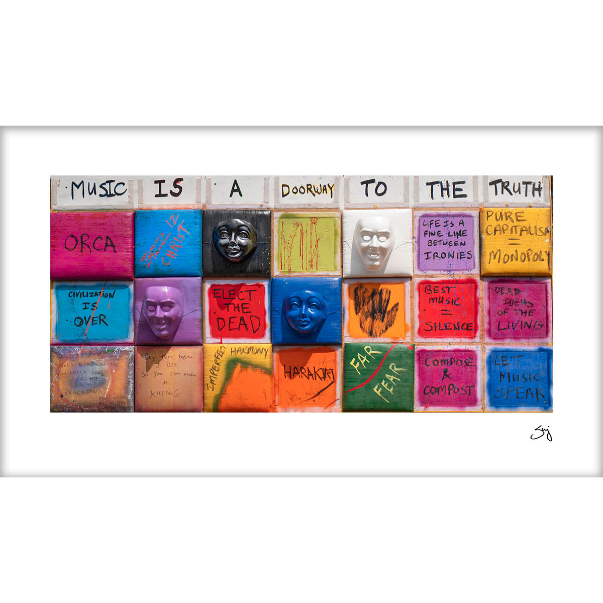 Music Is A Doorway To The Truth - Signed Limited Edition Poster